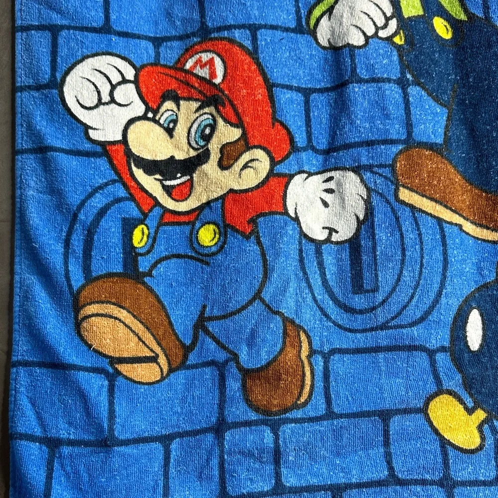 2000s Super Mario Blue Beach‎ Towel